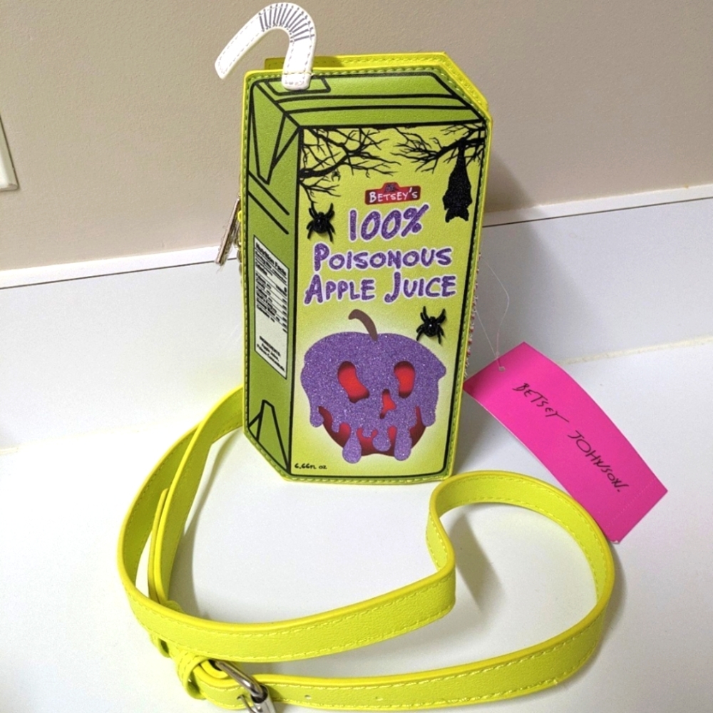 Betsey Johnson Halloween poison apple crossbody bag. Purses.bags. Accessories